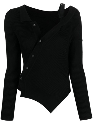 

La Maille Colin asymmetric cardigan, Jacquemus La Maille Colin asymmetric cardigan