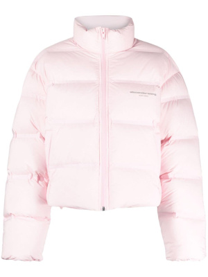 

Logo-print puffer jacket, Alexander Wang Logo-print puffer jacket