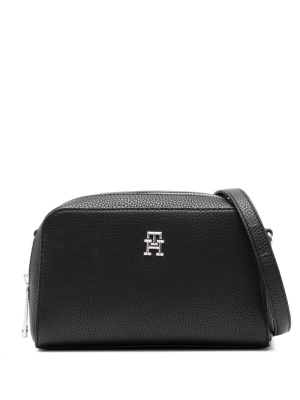 

Logo-plaque grained-texture crossbody bag, Tommy Hilfiger Logo-plaque grained-texture crossbody bag
