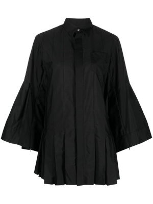 

Pleated poplin shirt, Sacai Pleated poplin shirt