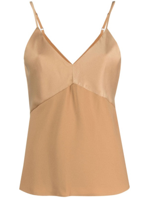 

Mix media V-neck tank top, DKNY Mix media V-neck tank top