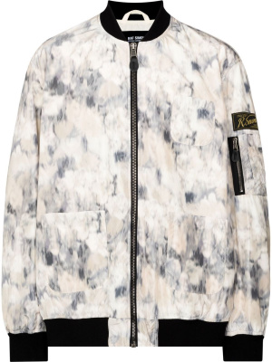 

Abstract-pattern bomber jacket, Raf Simons Abstract-pattern bomber jacket