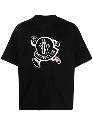 

Logo print crew neck T-shirt, Moncler Logo print crew neck T-shirt