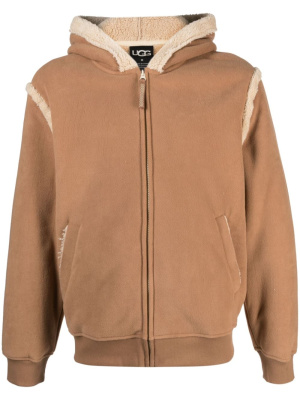 

X Telfar faux-shearling-trim hoodie, UGG X Telfar faux-shearling-trim hoodie