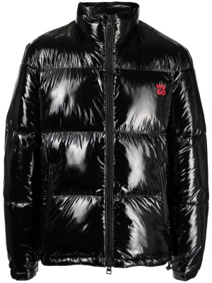 

Logo-print padded jacket, HUGO Logo-print padded jacket