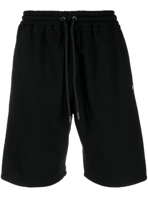 

Diag-embroidered cotton shorts, Off-White Diag-embroidered cotton shorts
