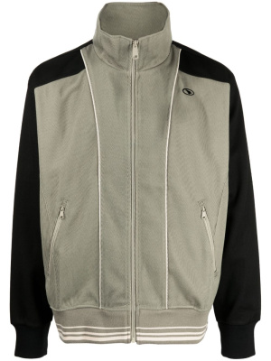 

Logo-patch stand-up collar jacket, Ader Error Logo-patch stand-up collar jacket