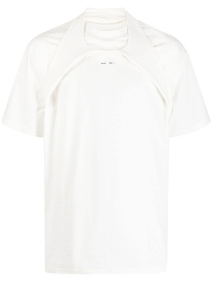 

Logo-print cotton T-shirt, HELIOT EMIL Logo-print cotton T-shirt
