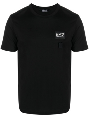 

Logo-patch cotton T-shirt, Ea7 Emporio Armani Logo-patch cotton T-shirt