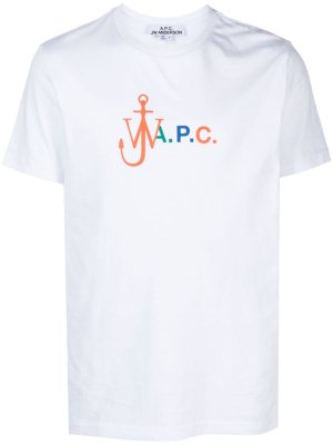 

X JW Anderson logo-print T-shirt, A.P.C. X JW Anderson logo-print T-shirt