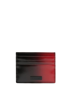 

Ombré-effect leather card holder, Ferragamo Ombré-effect leather card holder