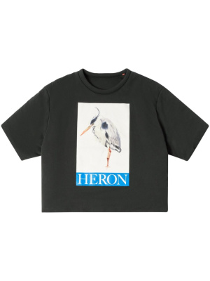 

Bird-motif logo-print T-Shirt, Heron Preston Bird-motif logo-print T-Shirt