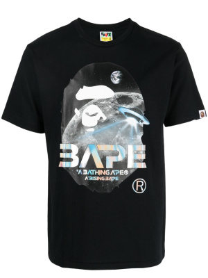

Moon Photo cotton T-shirt, A BATHING APE® Moon Photo cotton T-shirt