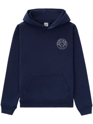 

Logo-print cotton hoodie, Sporty & Rich Logo-print cotton hoodie