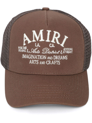 

Logo-embroidered cotton cap, AMIRI Logo-embroidered cotton cap