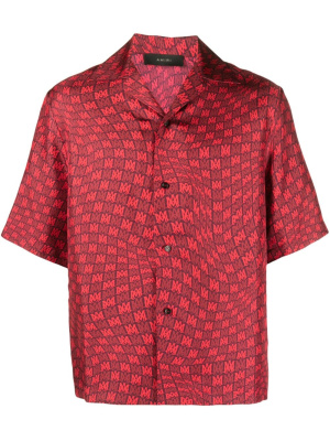

MA graphic-print silk shirt, AMIRI MA graphic-print silk shirt