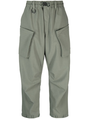 

Logo-patch ripstop trousers, Y-3 Logo-patch ripstop trousers