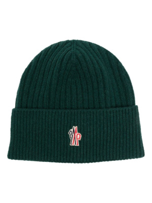 

Logo-embroidered ribbed-knit beanie, Moncler Grenoble Logo-embroidered ribbed-knit beanie