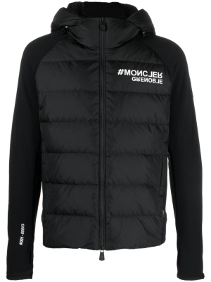 

Logo-print hooded jacket, Moncler Grenoble Logo-print hooded jacket