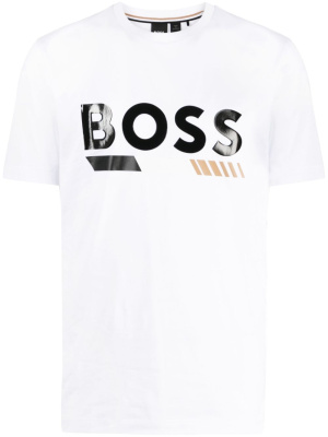 

Logo-print cotton T-shirt, BOSS Logo-print cotton T-shirt