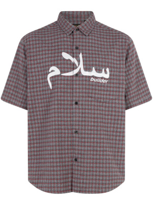 

X UNDERCOVER short-sleeve flannel shirt, Supreme X UNDERCOVER short-sleeve flannel shirt