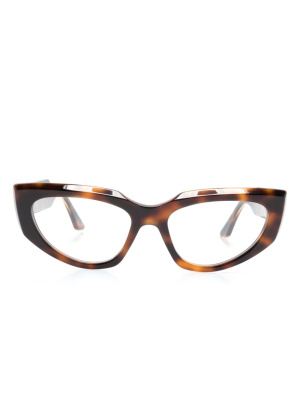 

Tahat tortoiseshell-effect glasses, Marni Eyewear Tahat tortoiseshell-effect glasses