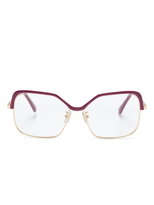 

Square-frame two-tone glasses, Marni Eyewear Square-frame two-tone glasses