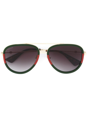 

Pilot-frame sunglasses, Gucci Eyewear Pilot-frame sunglasses