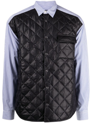 

Quilted striped shirt, Comme Des Garçons Homme Quilted striped shirt