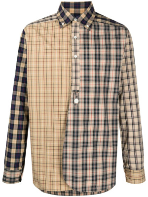 

Plaid-check long-sleeve cotton shirt, Needles Plaid-check long-sleeve cotton shirt