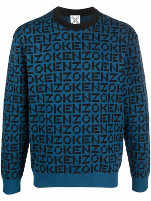 

Monogram jacquard jumper, Kenzo Monogram jacquard jumper