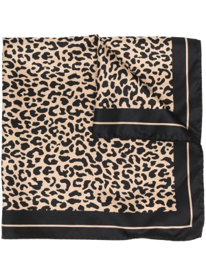 

Leopard-print silk foulard, Golden Goose Leopard-print silk foulard