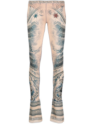 

Sun Tattoo printed leggings, Jean Paul Gaultier Sun Tattoo printed leggings