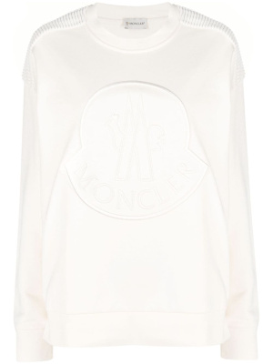 

Logo-patch cotton sweatshirt, Moncler Logo-patch cotton sweatshirt