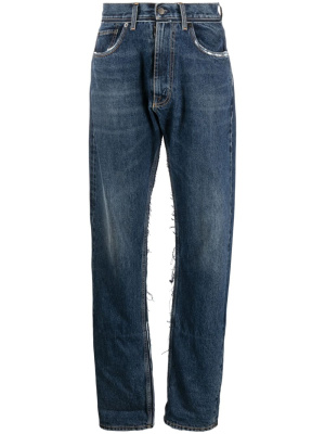 

Ripped straight-leg jeans, Maison Margiela Ripped straight-leg jeans