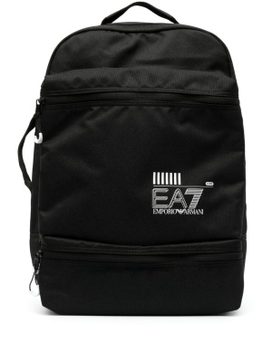 

Logo-print backpack, Ea7 Emporio Armani Logo-print backpack