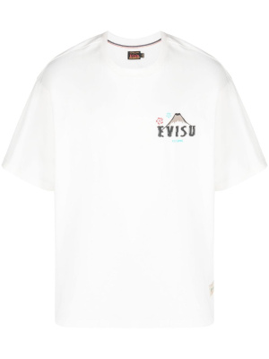 

Logo-print cotton T-shirt, EVISU Logo-print cotton T-shirt