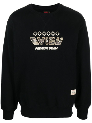 

Logo-print cotton sweatshirt, EVISU Logo-print cotton sweatshirt