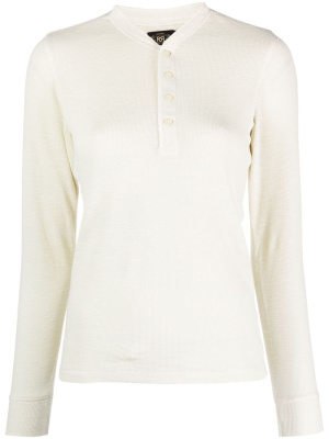 

Henley button-placket jumper, Ralph Lauren RRL Henley button-placket jumper