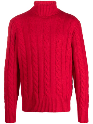 

Cable-knit roll-neck jumper, Polo Ralph Lauren Cable-knit roll-neck jumper