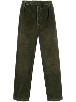 

Logo-patch corduroy straight-leg trousers, Polo Ralph Lauren Logo-patch corduroy straight-leg trousers