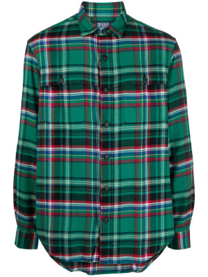 

Check-print cotton shirt, Polo Ralph Lauren Check-print cotton shirt
