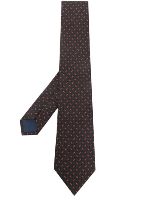 

Graphic-print silk tie, Polo Ralph Lauren Graphic-print silk tie