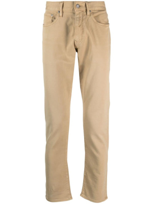 

Logo-patch cotton straight-leg trousers, Polo Ralph Lauren Logo-patch cotton straight-leg trousers