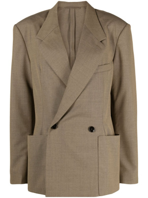 

Double-breasted cotton blazer, Lemaire Double-breasted cotton blazer