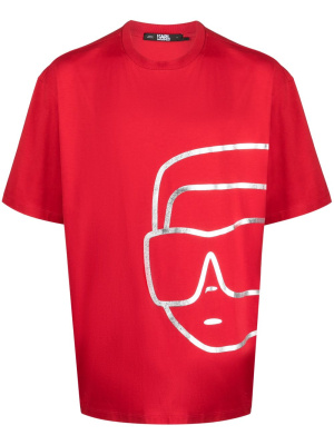 

Ikonik 2.0 logo-print T-shirt, Karl Lagerfeld Ikonik 2.0 logo-print T-shirt