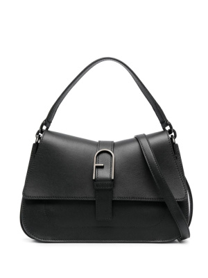 

Logo-plaque leather shoulder bag, Furla Logo-plaque leather shoulder bag