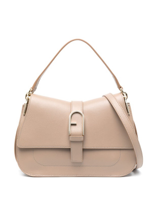 

Sofia logo-plaque leather tote bag, Furla Sofia logo-plaque leather tote bag