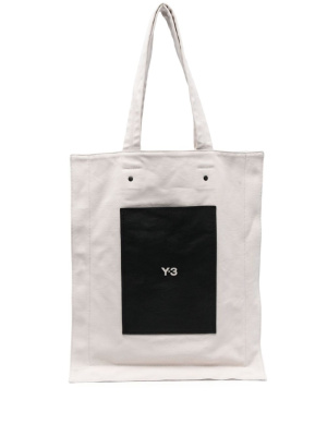 

Lux logo-print tote bag, Y-3 Lux logo-print tote bag