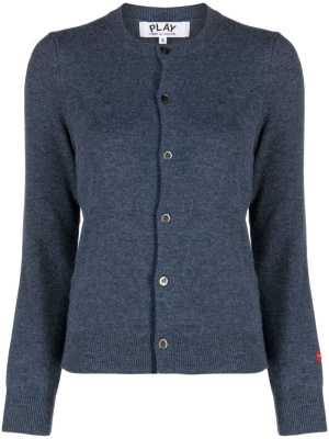 

Mélange-effect wool cardigan, Comme Des Garçons Play Mélange-effect wool cardigan